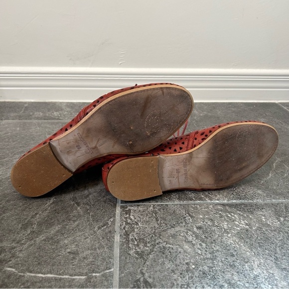 Sixty Seven Leather Booties Cognac Brown Size EU38 US7.5 Made in Spain - Picture 8 of 16